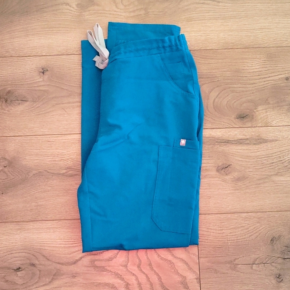 Figs Pacific Blue Small Yola Scrub pants